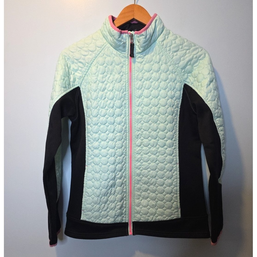 Lands' End Girls Jacket‎ size XL  teal/blue/black Transition Piece Layering Fall